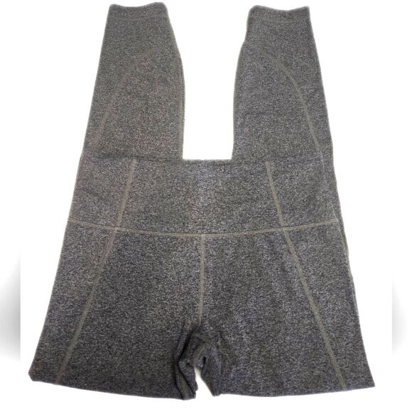 Athleta dark heather gray athletic leggings, medium tall, size MT - Picture 2 of 9